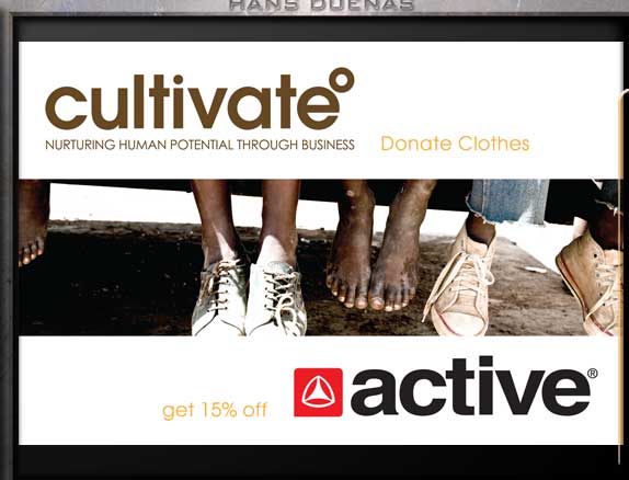 Marketing postcard cultive front