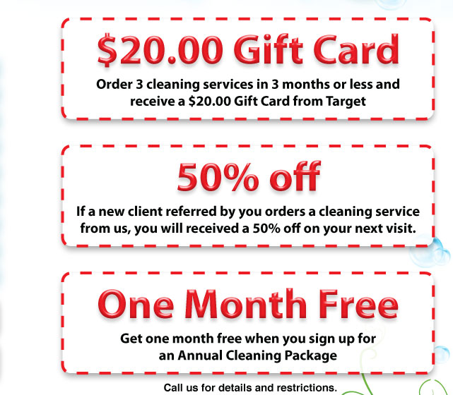 Cleaning Coupons